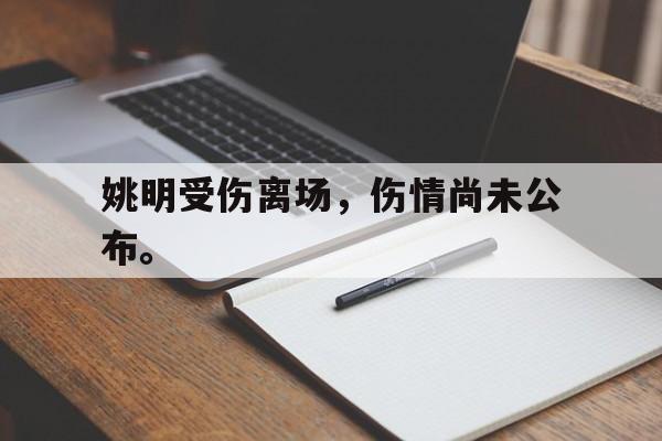 开云在线登录界面-姚明受伤离场,伤情尚未公布。